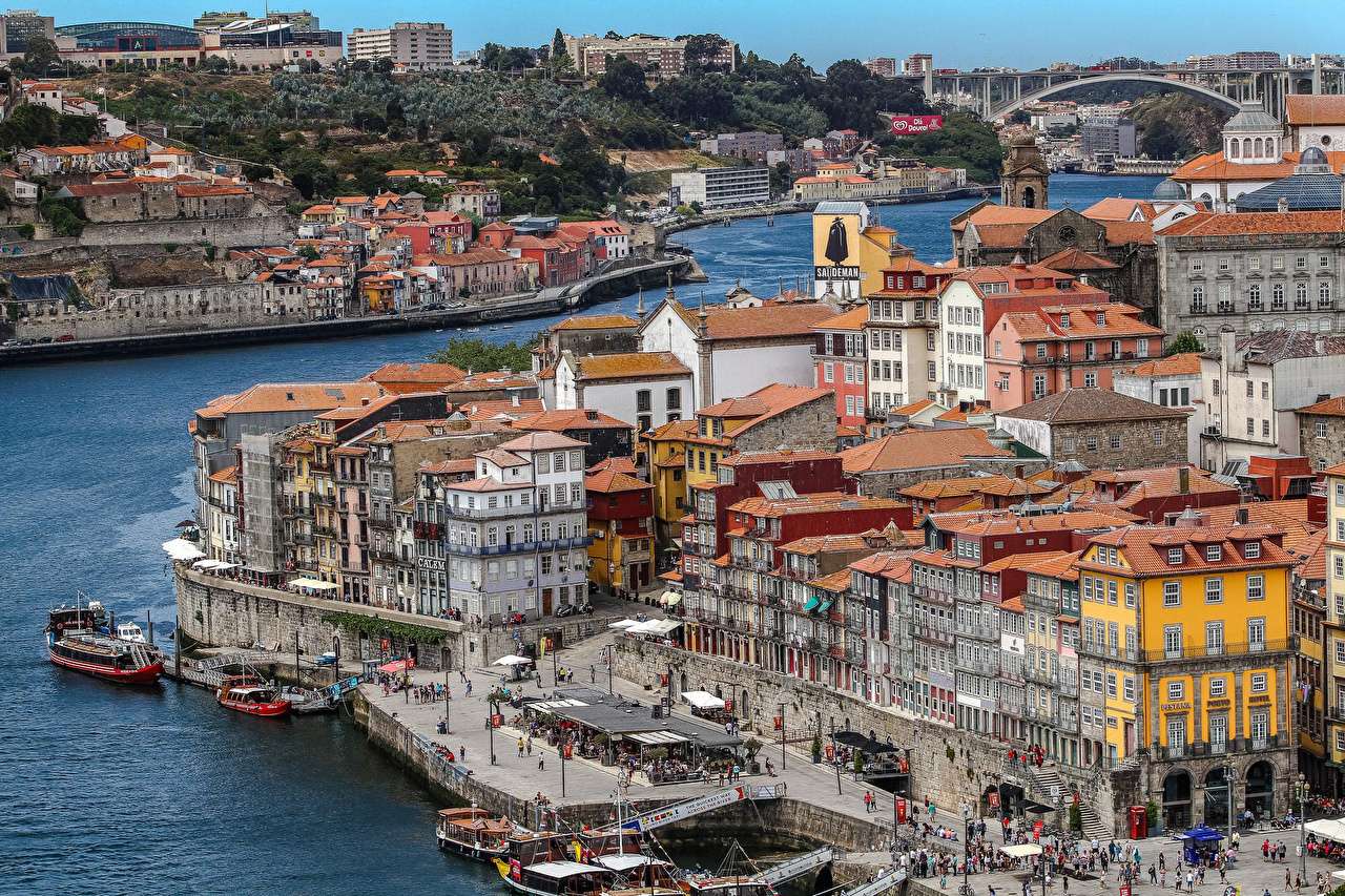 Порту – второй по величине город Португалии пазл онлайн