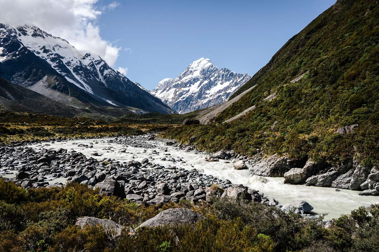 Mt Cook Nature pussel på nätet