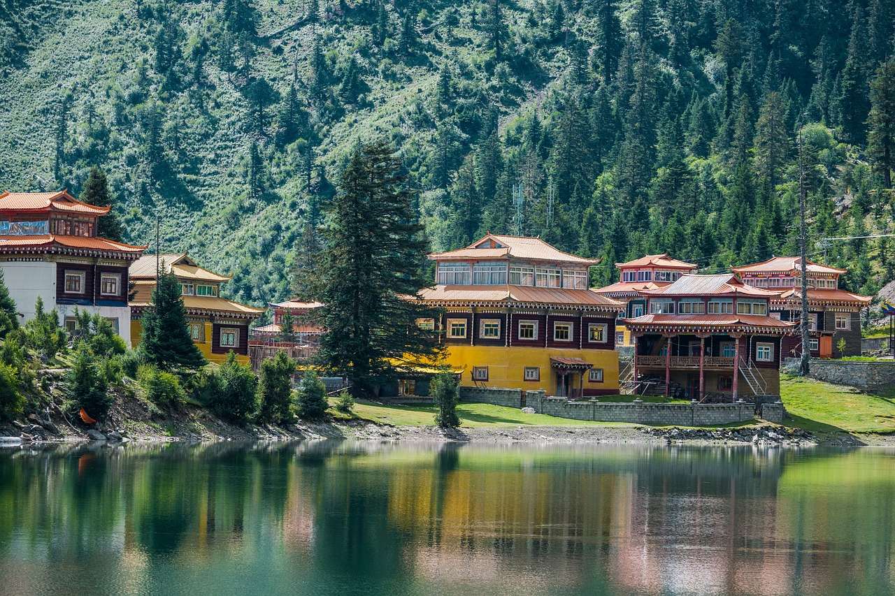 Tsoka-tó Tsoka-kolostor kirakós online