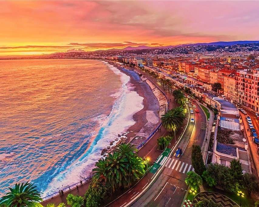 Costa Azul. Riviera Francesa rompecabezas en línea