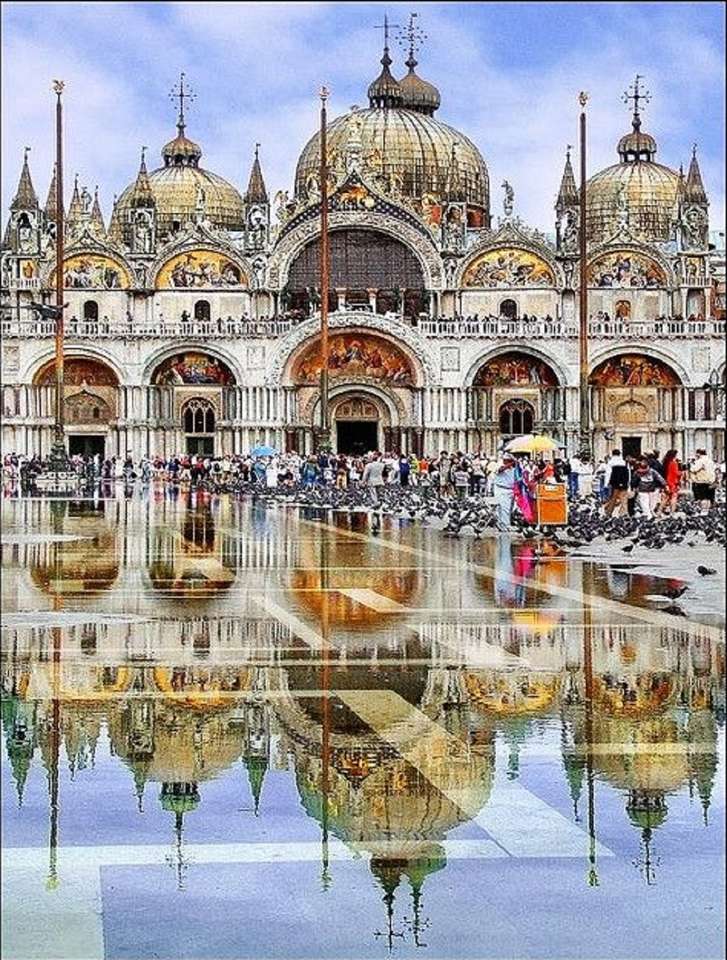 Markusplatsen - Venedig - Italien pussel på nätet