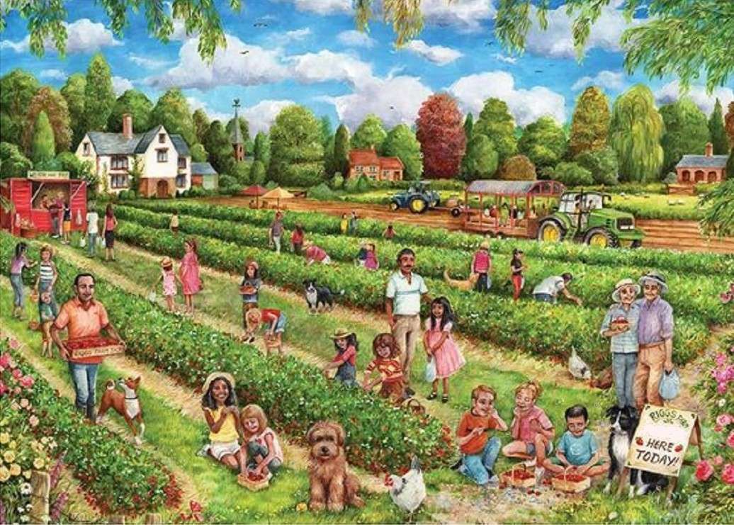 strawberry picking online puzzle