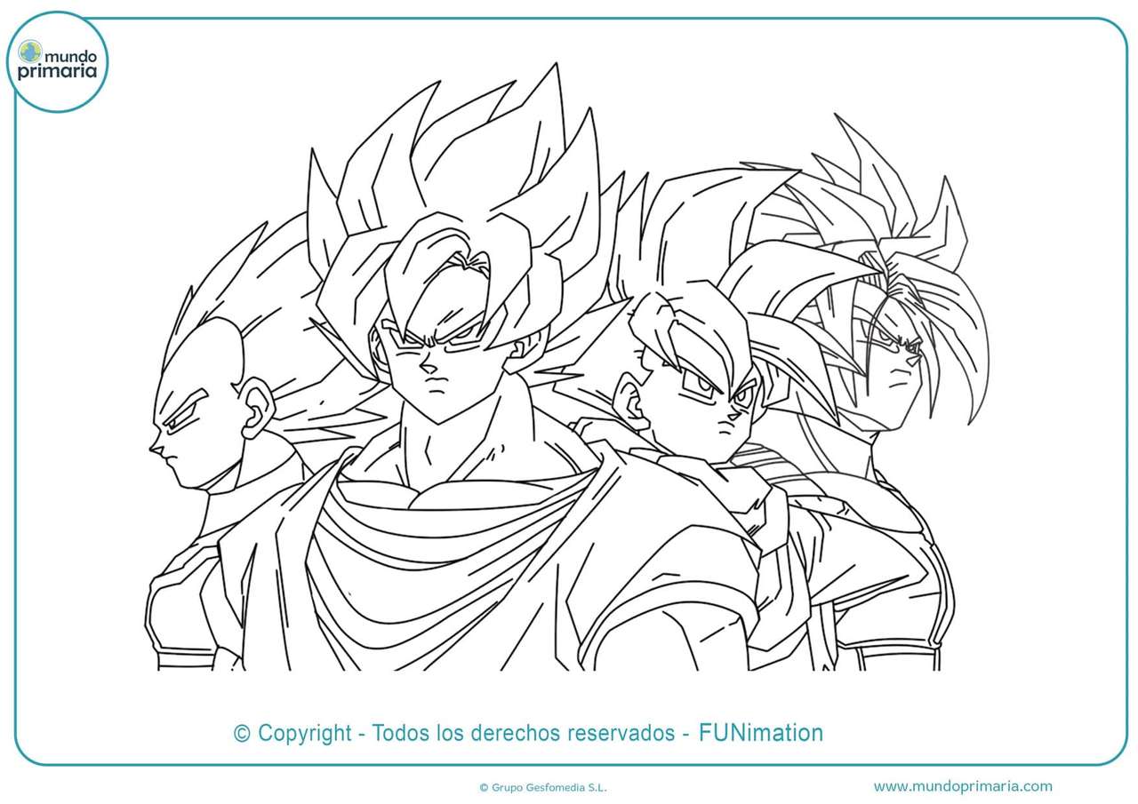 DRAGON BALL Z online puzzle