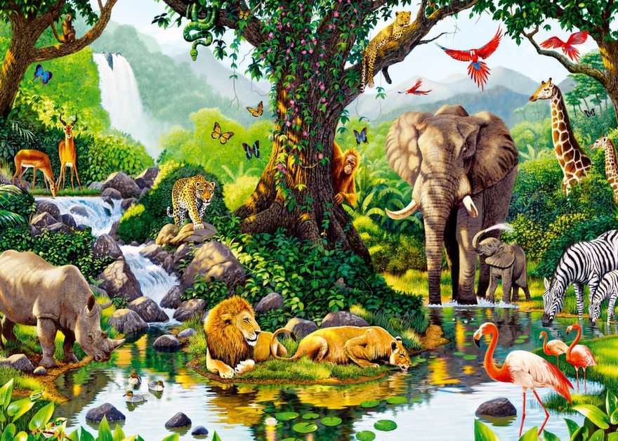 Ökosysteme und ihre Bestandteile Puzzlespiel online
