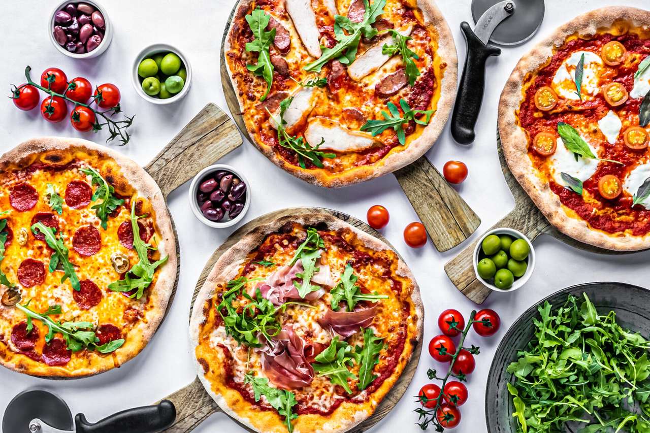 Ínyenc pizzák kirakós online