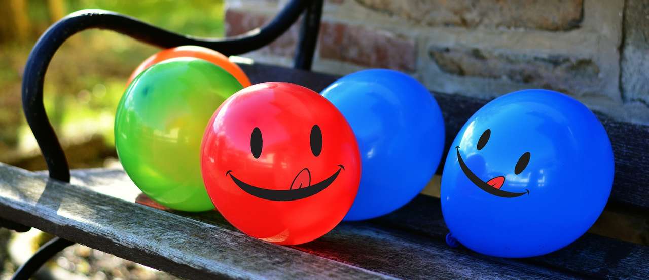 Kolorowe balony online puzzle