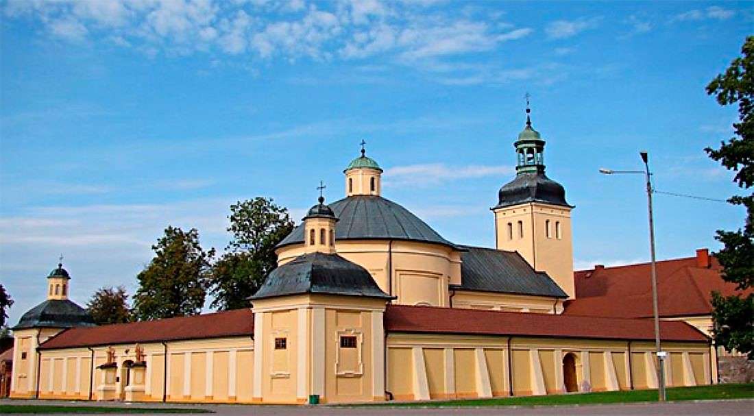 Монастырь на Мазурах Польша онлайн-пазл