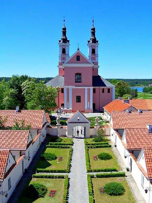 Kloster i Masurien, Polen pussel på nätet