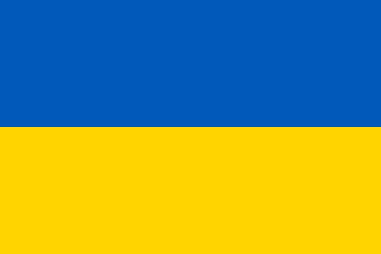 Ukrainische Flagge. Online-Puzzle