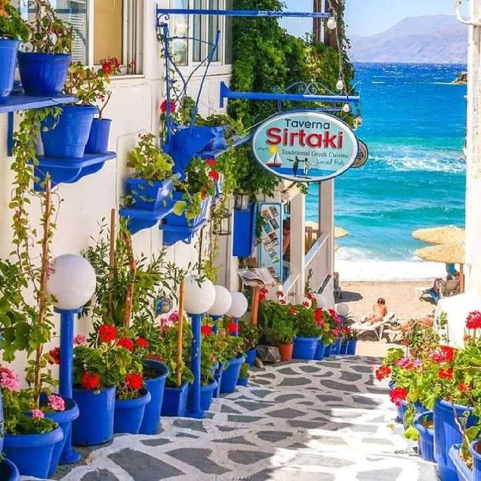 a corner of greece jigsaw puzzle online