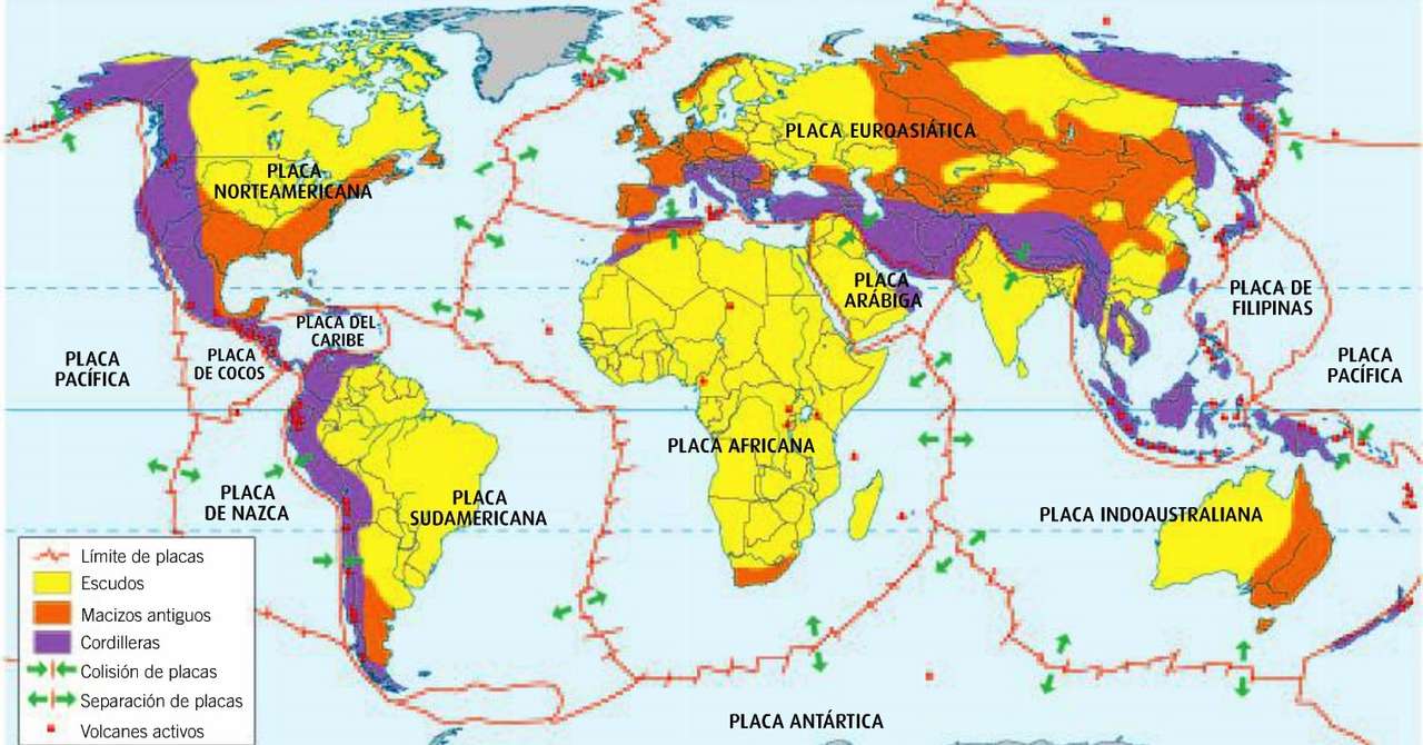 puzzle des plaques tectoniques puzzle en ligne