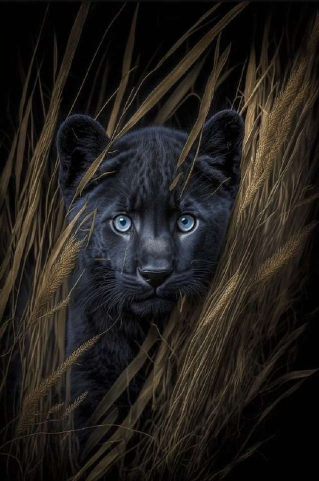 black panther cub online puzzle