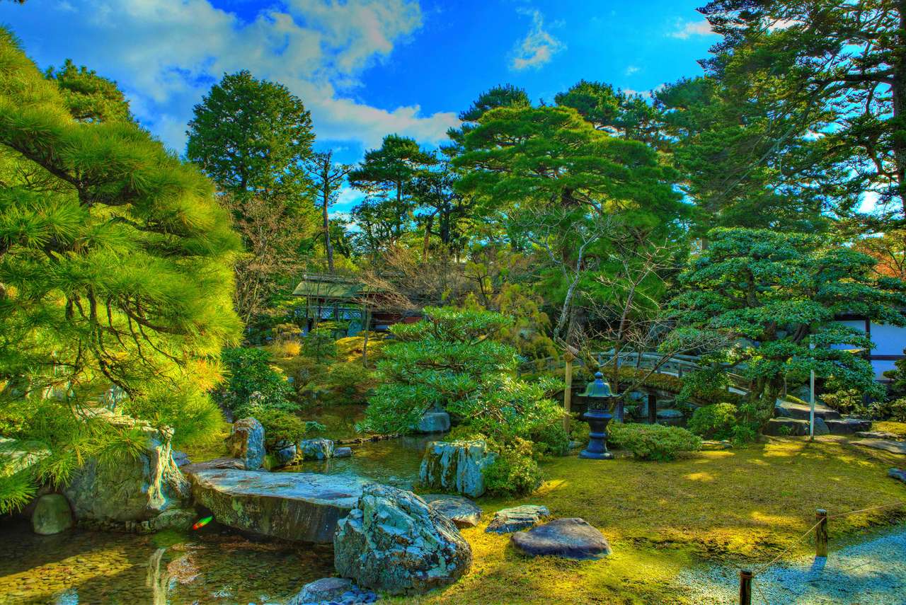 Prachtig keizerlijk nationaal park in Tokio legpuzzel online