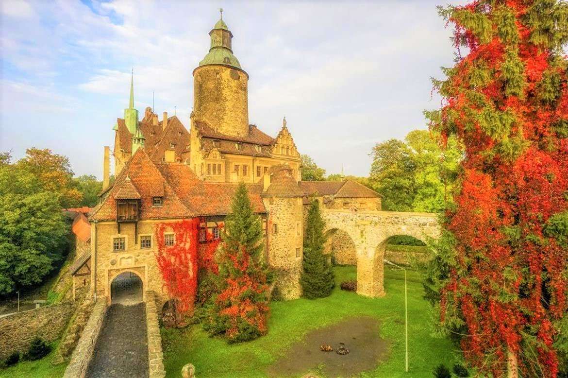Κάστρο Czocha στην Πολωνία παζλ online
