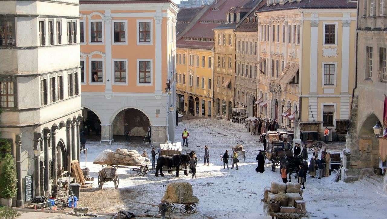 Πόλη του Görlitz στην Πολωνία σε παλαιότερες εποχές παζλ online