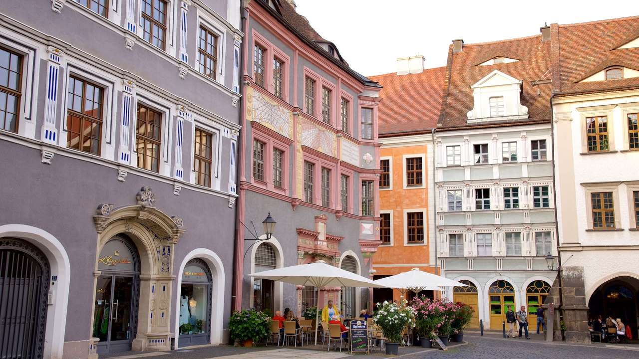 Город Гёрлиц в Польше. онлайн-пазл