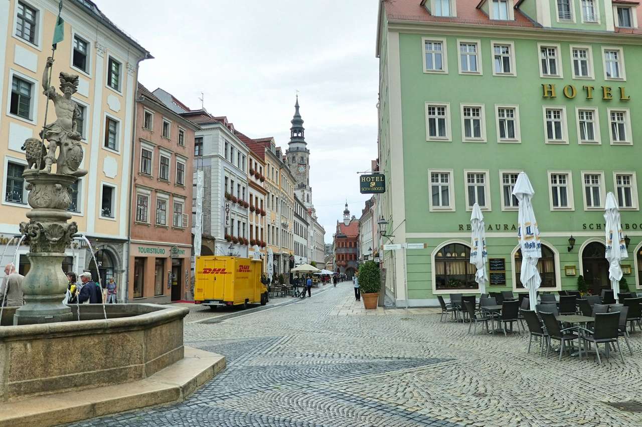 Stad Gorlitz in Polen online puzzel