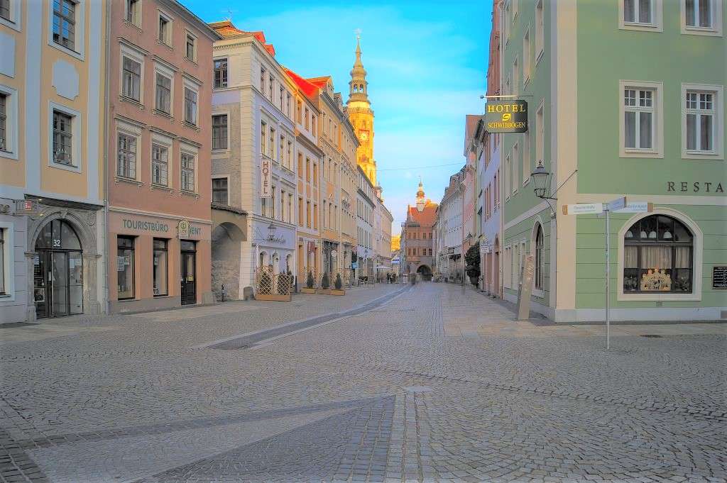 Město Gorlitz v Polsku online puzzle