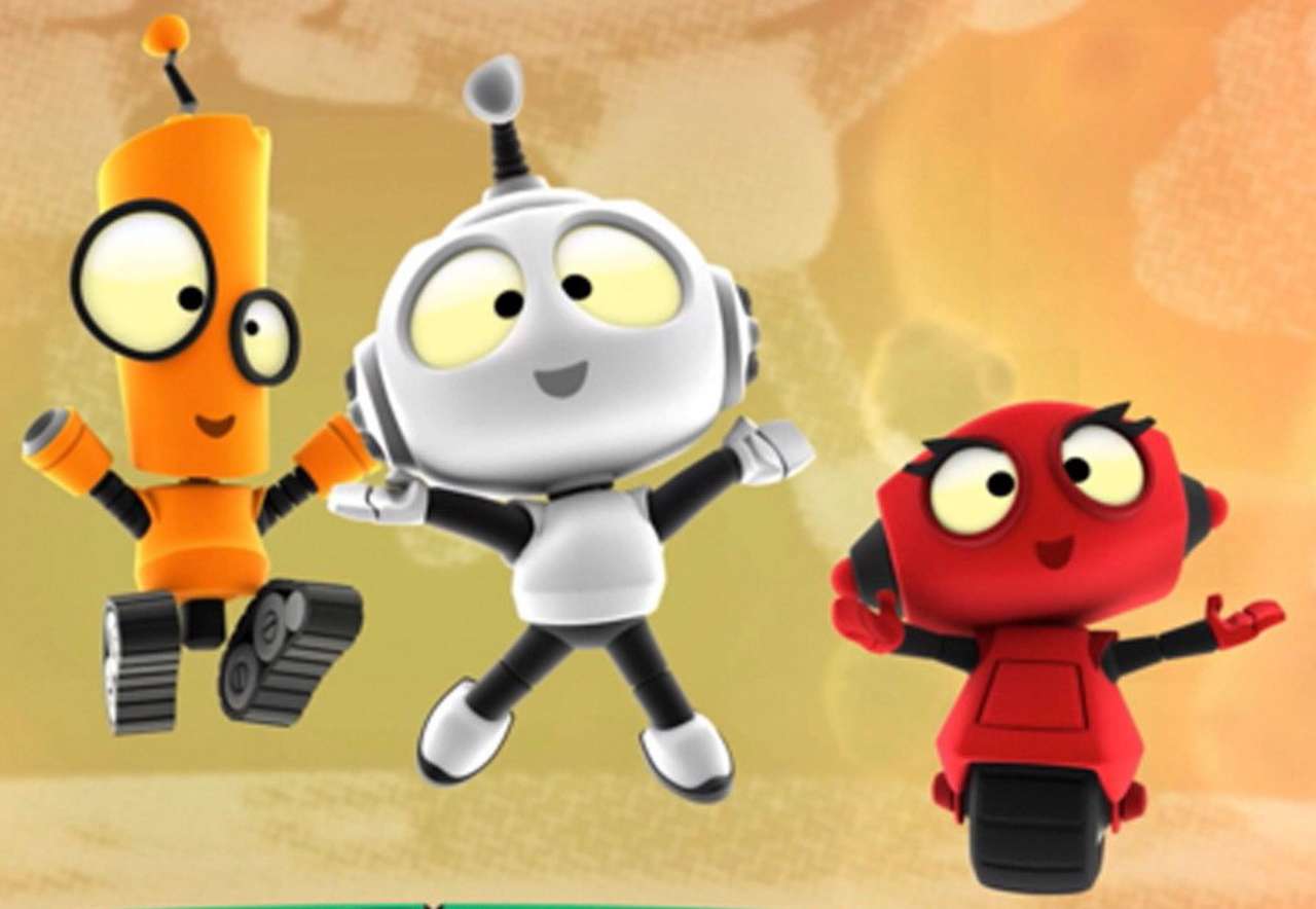 Robotické trio! ❤️❤️❤️❤️❤️ online puzzle