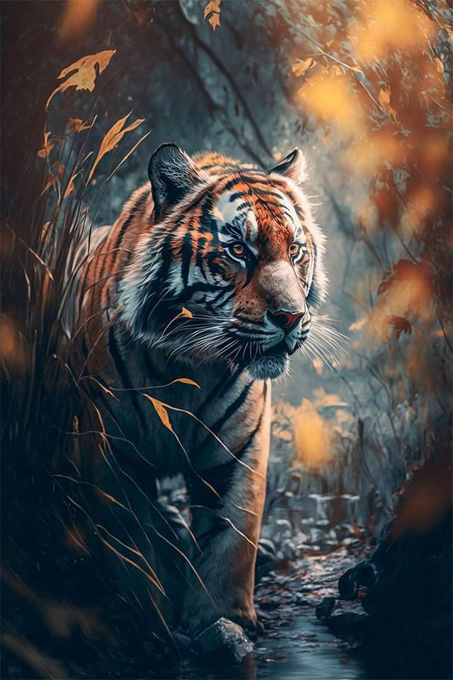 tigre, tigre puzzle en ligne