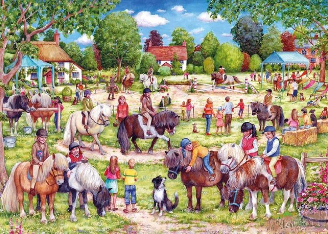 o salão de equitação quebra-cabeças online