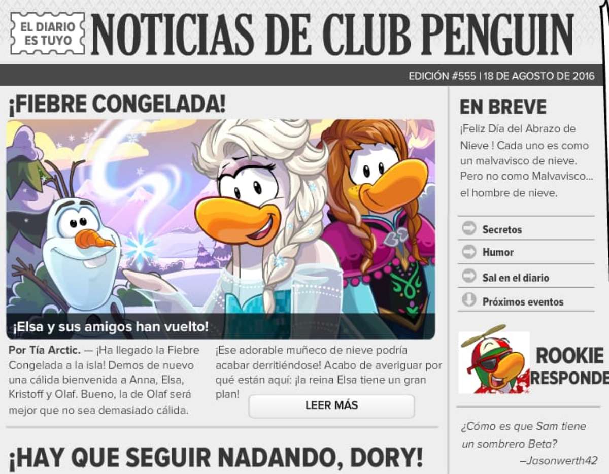 Club Penguin-Neuigkeiten Puzzlespiel online
