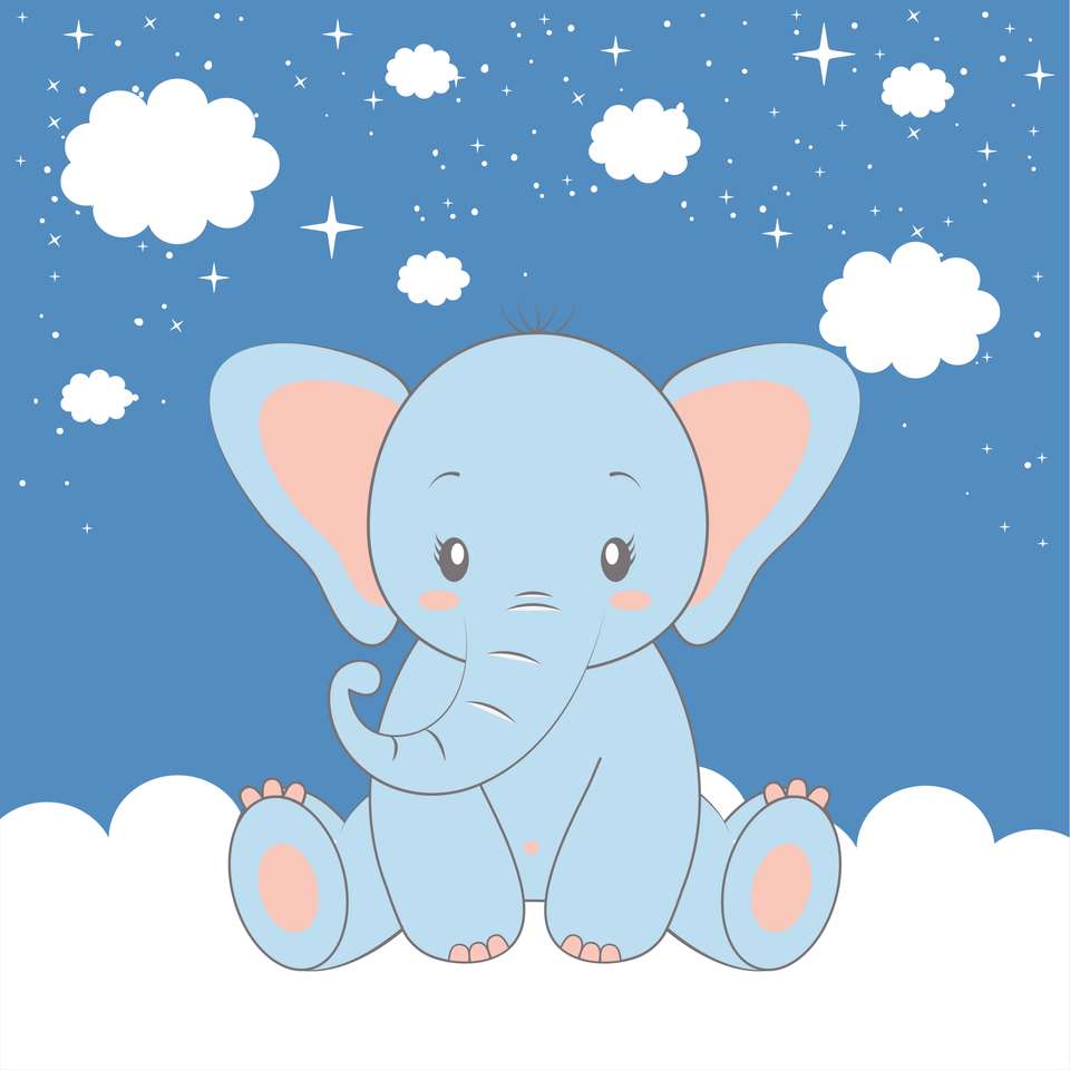 Bombikový slon online puzzle