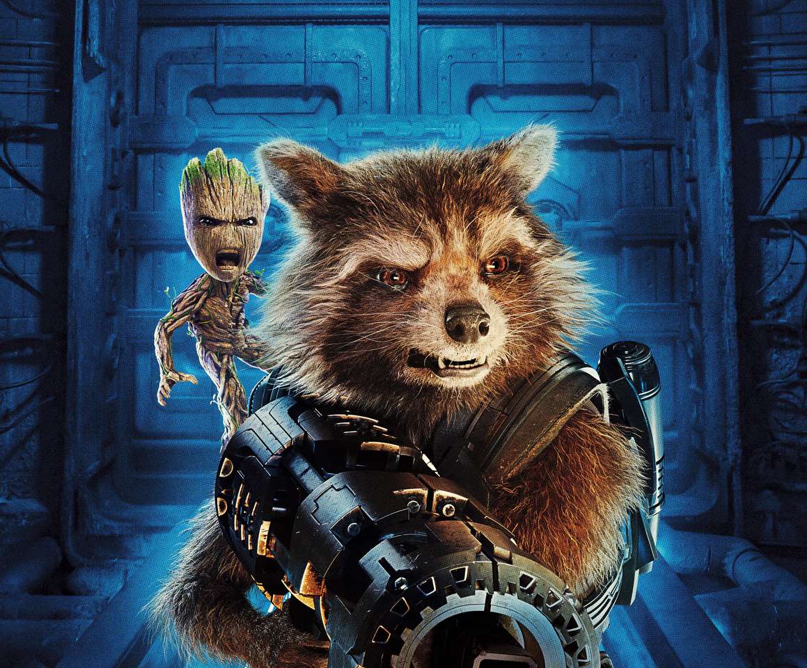 Raccoons - Guardians of the Galaxy från Rocket vol. 2 Pussel online