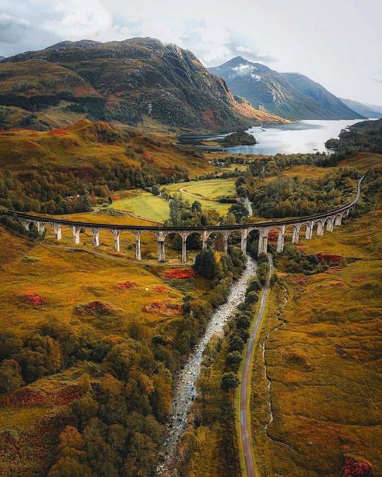 Viadukt Schottland Online-Puzzle