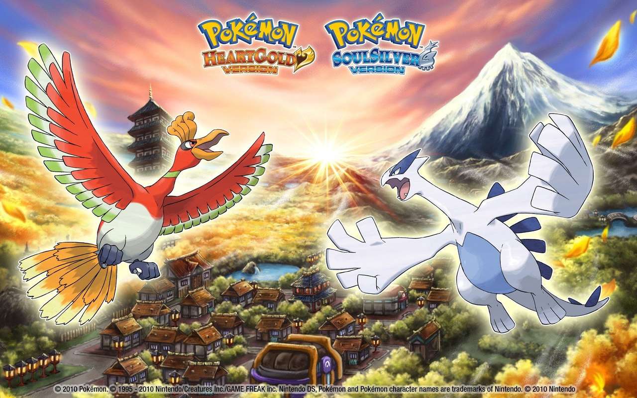 Pokémon - Ho-Oh Lugia puzzle online
