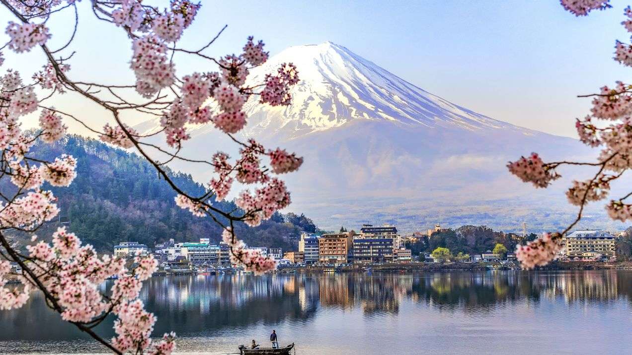 Япония - горы. пазл онлайн