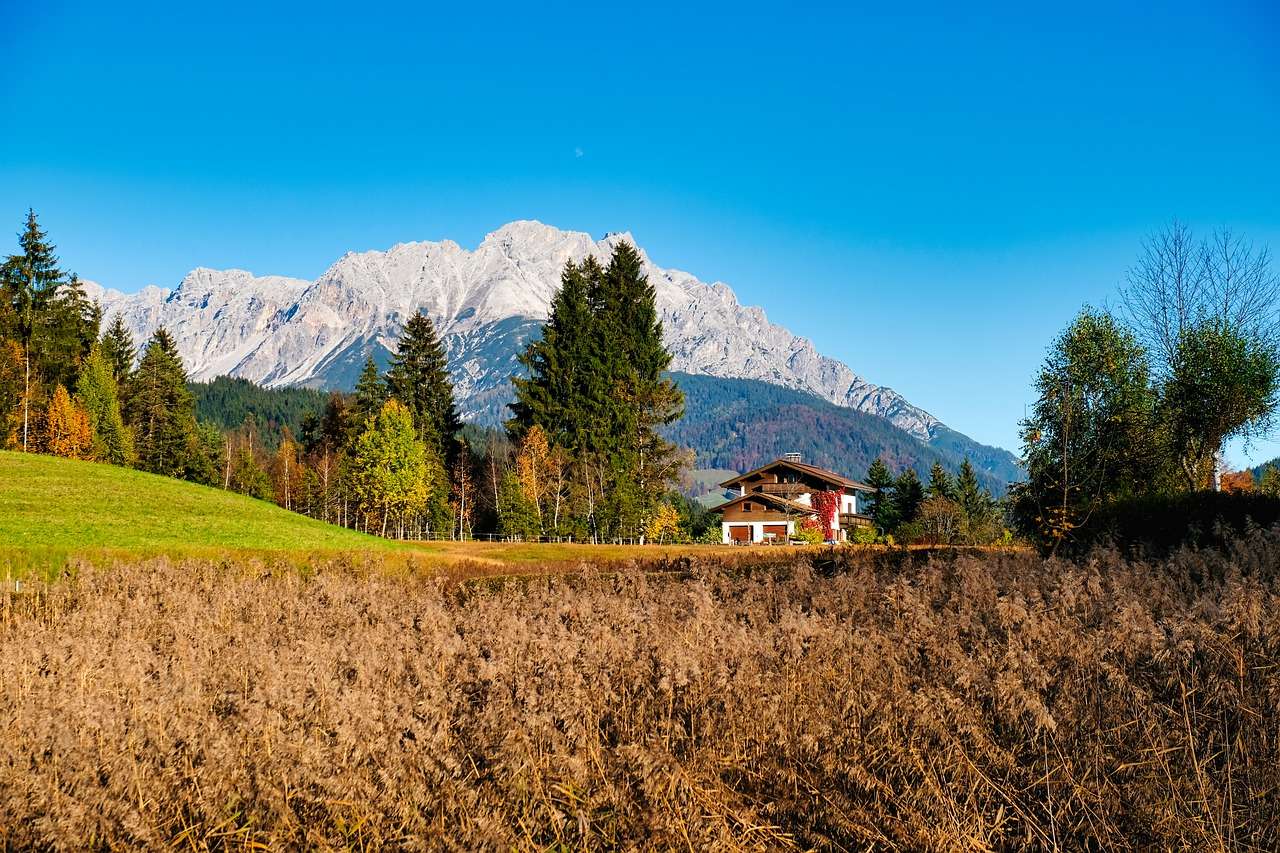 Huis Landelijk Alpen legpuzzel online