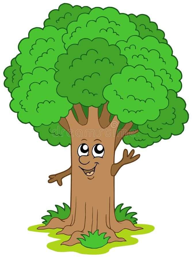 Albero verde puzzle online