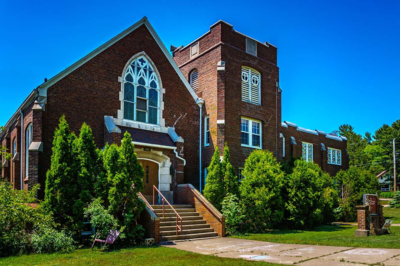 США - Объединенная методистская церковь Честер-Парк пазл онлайн