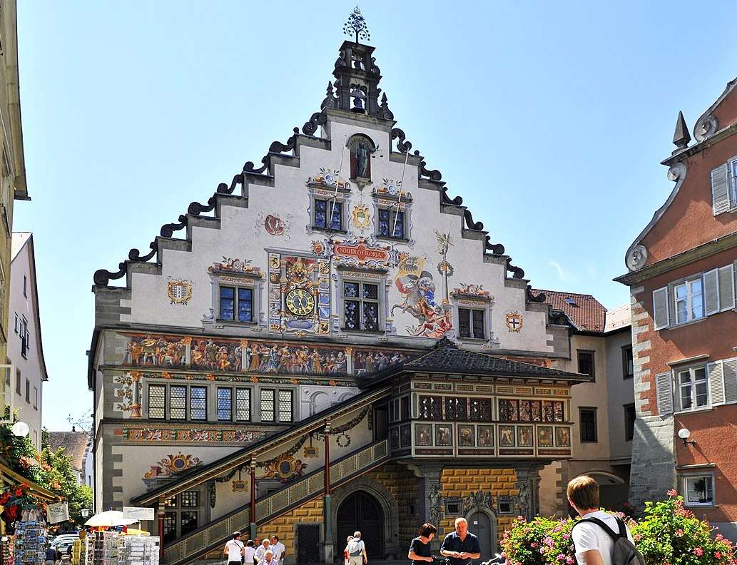Eine Perle der Architektur – das ehemalige Rathaus in Lindau Puzzlespiel online