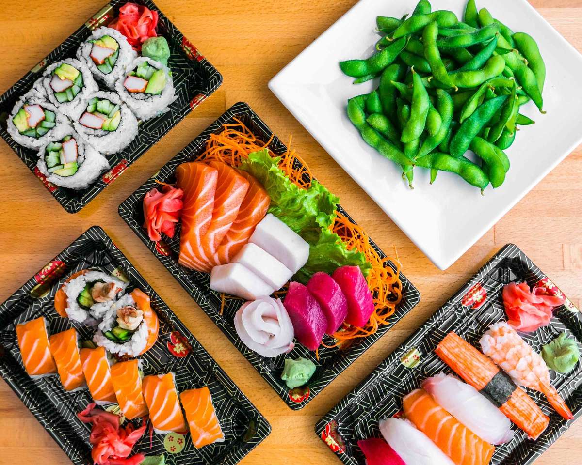 Geassorteerde Sushi legpuzzel online
