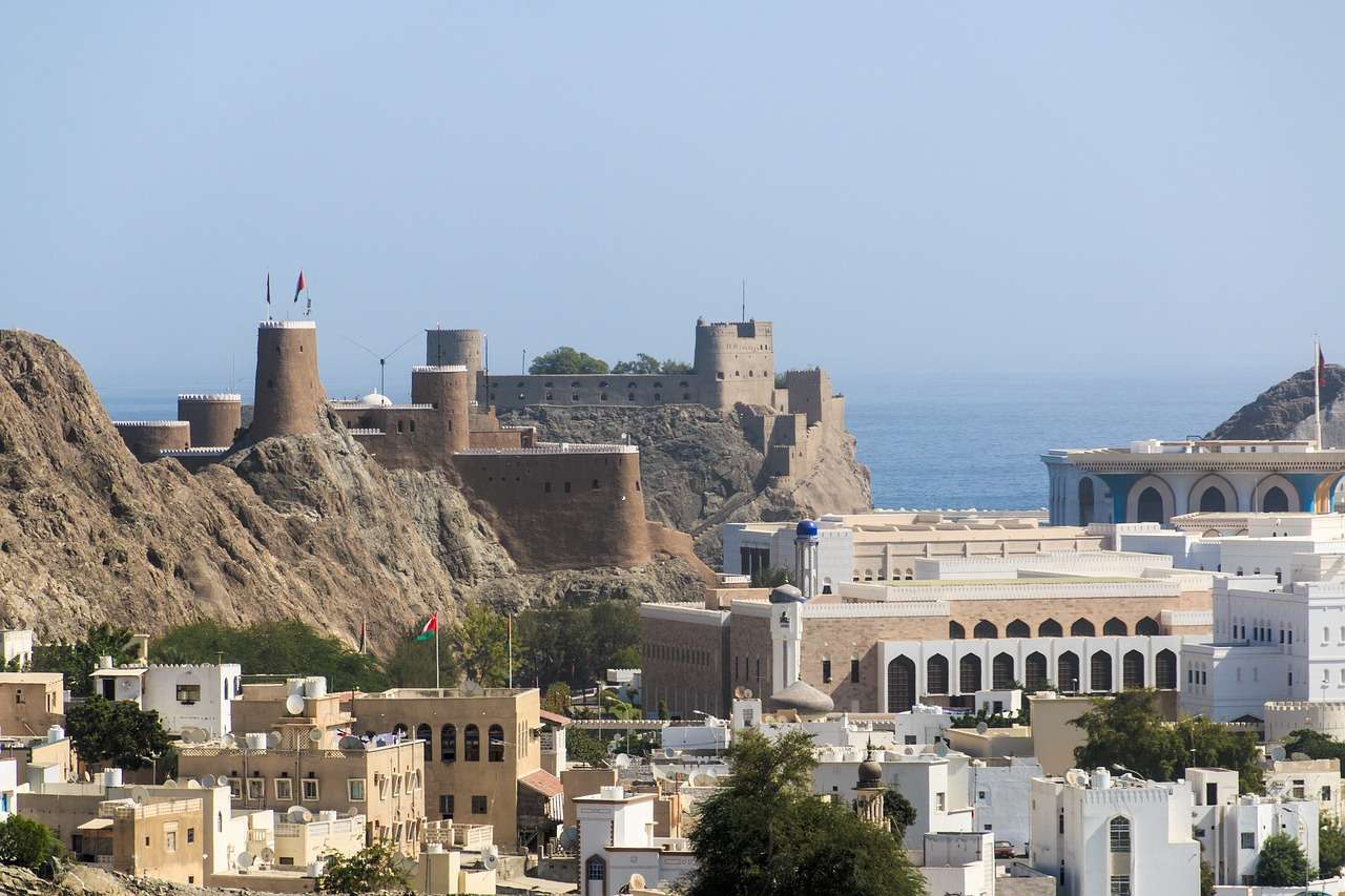 Ománská sultánská pevnost skládačky online