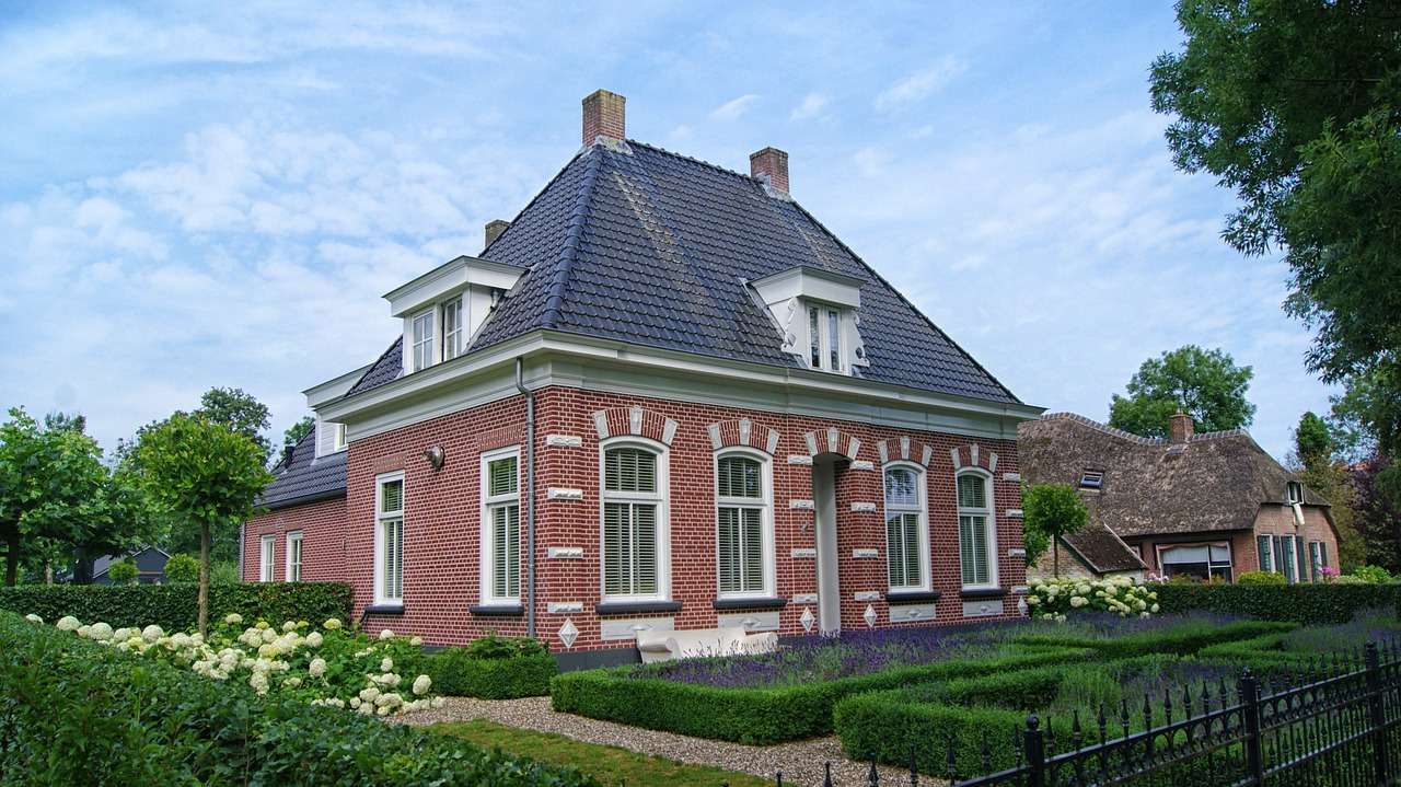 Будинок Село Голландія пазл онлайн