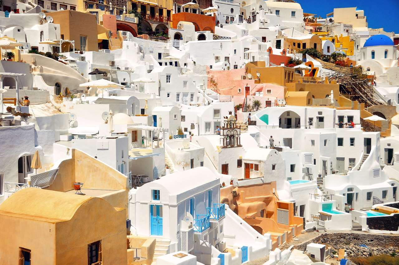 Santorini, Grécia quebra-cabeças online