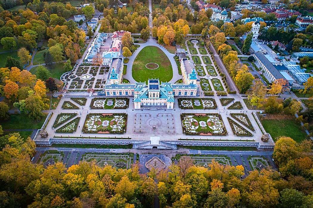 Varsó Wilanow palota Lengyelországban kirakós online