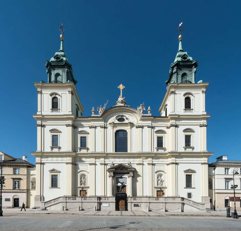 Holy Cross Church in Warschau Polen Puzzlespiel online