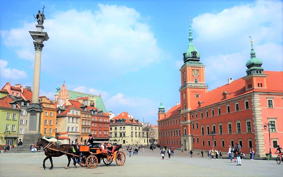 Warszawas huvudstad i Polen Pussel online