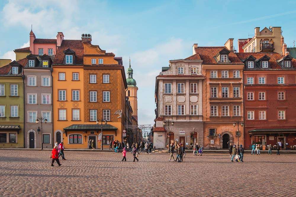 Warschau Hauptstadt von Polen Online-Puzzle