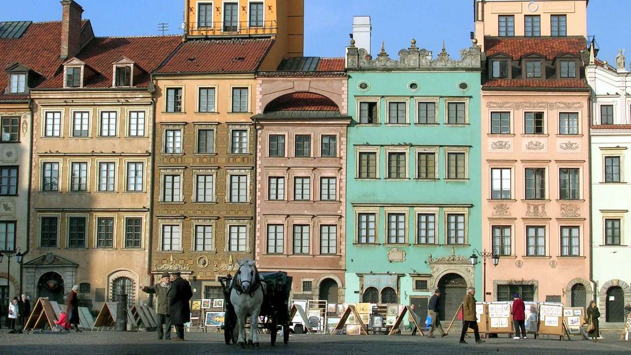 Varsovia capital de Polonia rompecabezas en línea