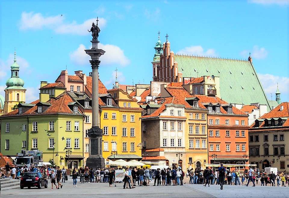 Варшава, столиця Польщі онлайн пазл