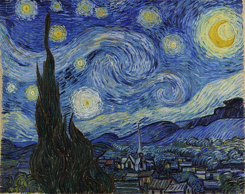 The starry Night jigsaw puzzle online