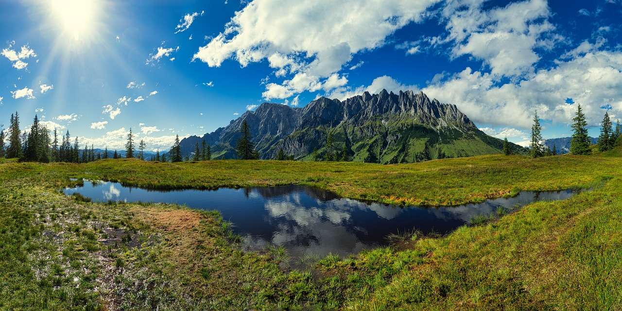 Alpine Mountains Meadow online puzzle