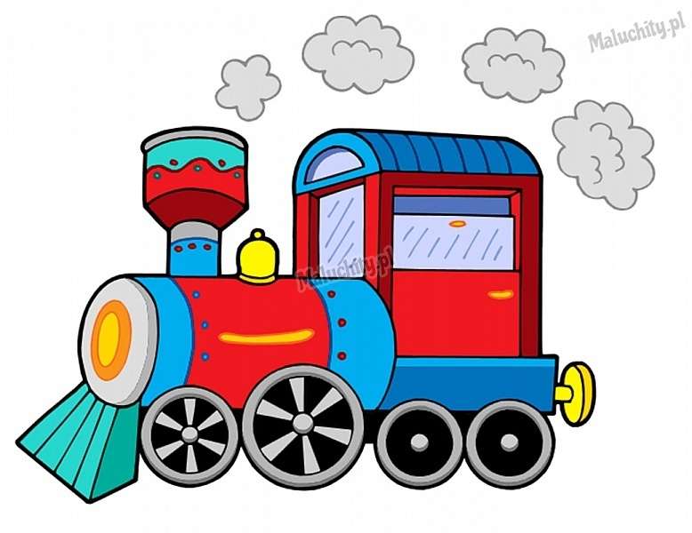 trem infantil puzzle online