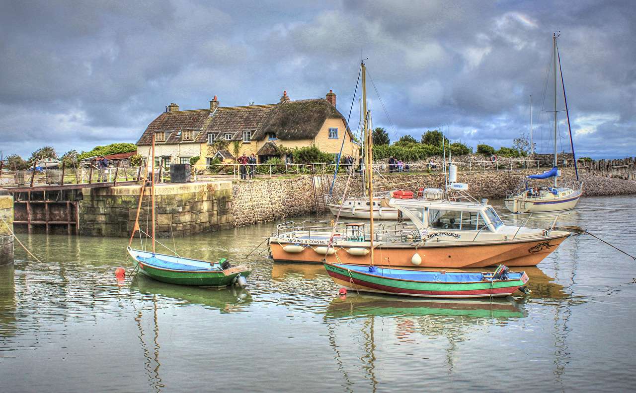 Anglia kikötője Culbone kis falujában kirakós online