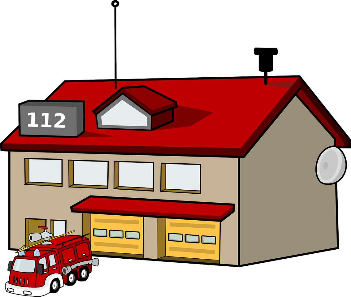 Πυροσβεστικός σταθμός παζλ online